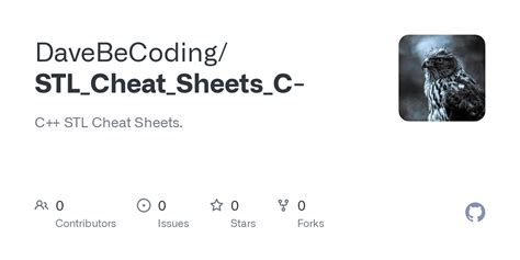 c++ stl cheatsheet|GitHub .